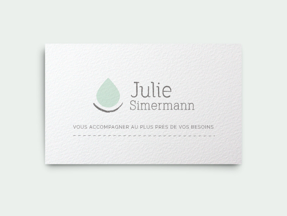 Julie Simermann identité visuelle Branding Logo