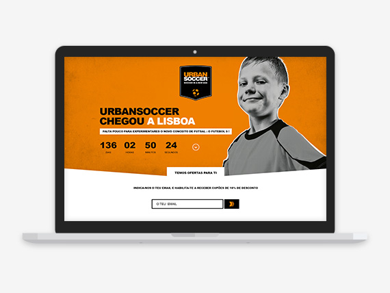 Landing Page Urban Soccer Football