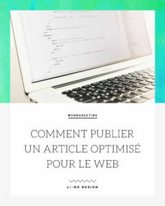 article optimisé pour le web