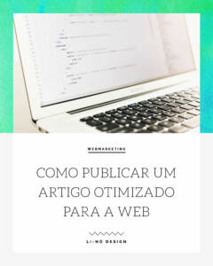 artigo otimizado para a web