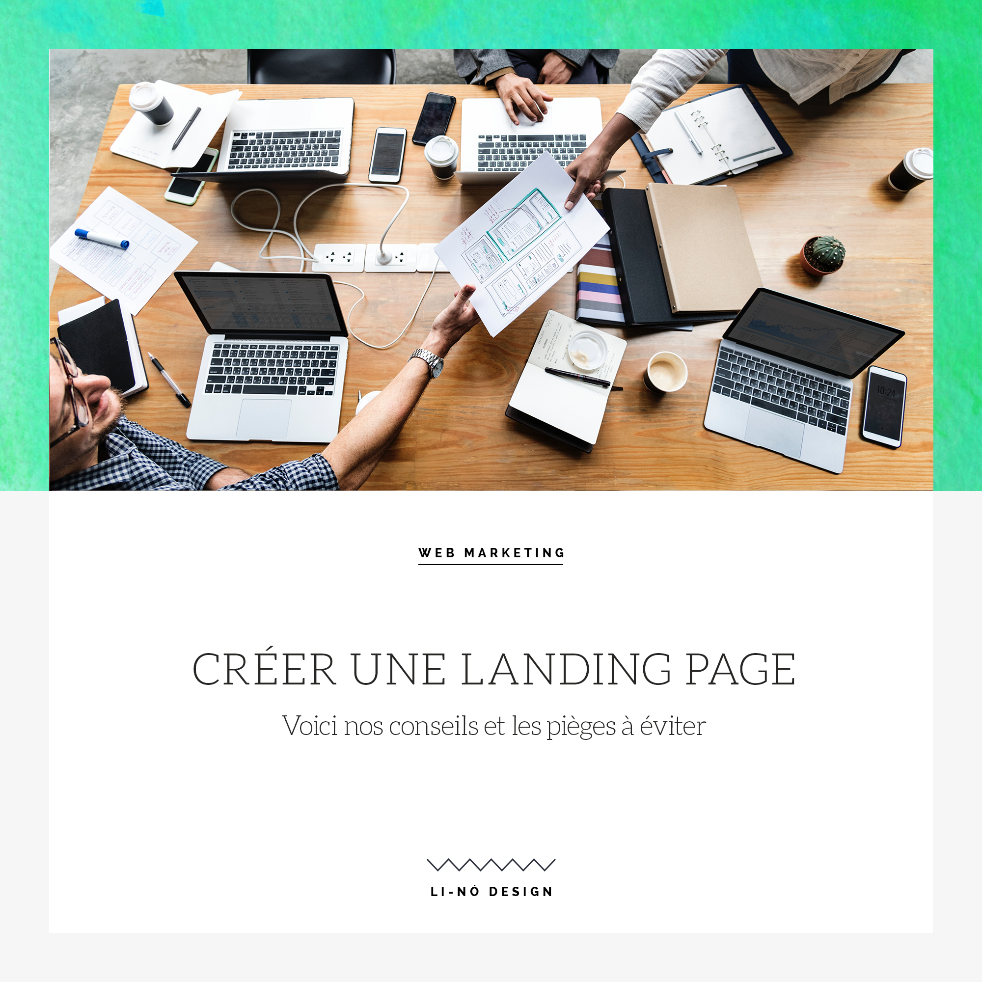 Créer une Landing page