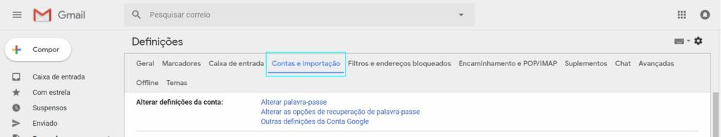 Configurar uma conta de e-mail profissional