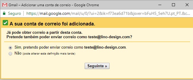 Como configurar uma conta de e-mail profissional?