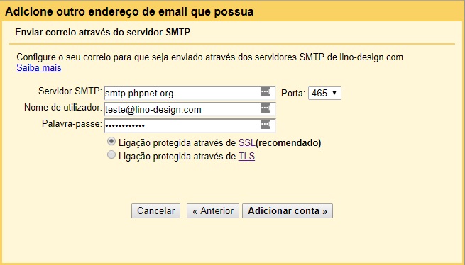 Como configurar uma conta de e-mail profissional?