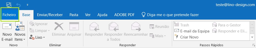 como configurar uma conta de email com outlook