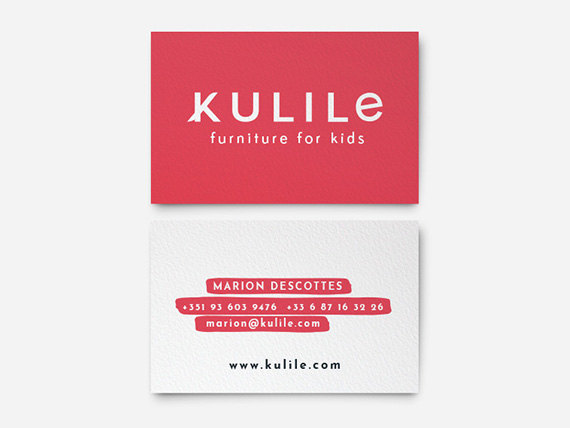 Kulile-Identité visuelle, carte de visite