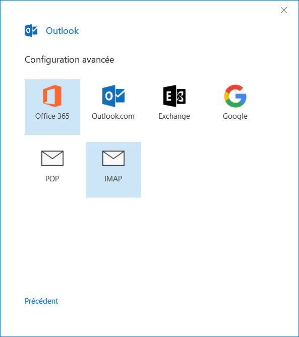 Outlook - IMAP