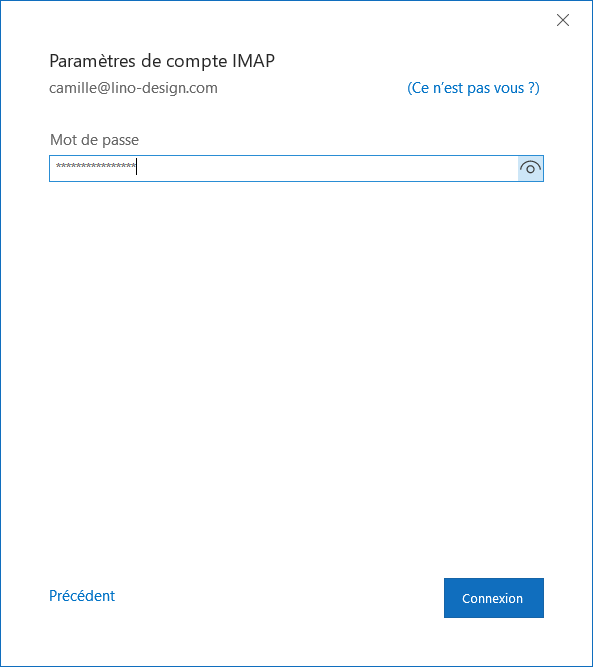 Outlook Ajouter un email