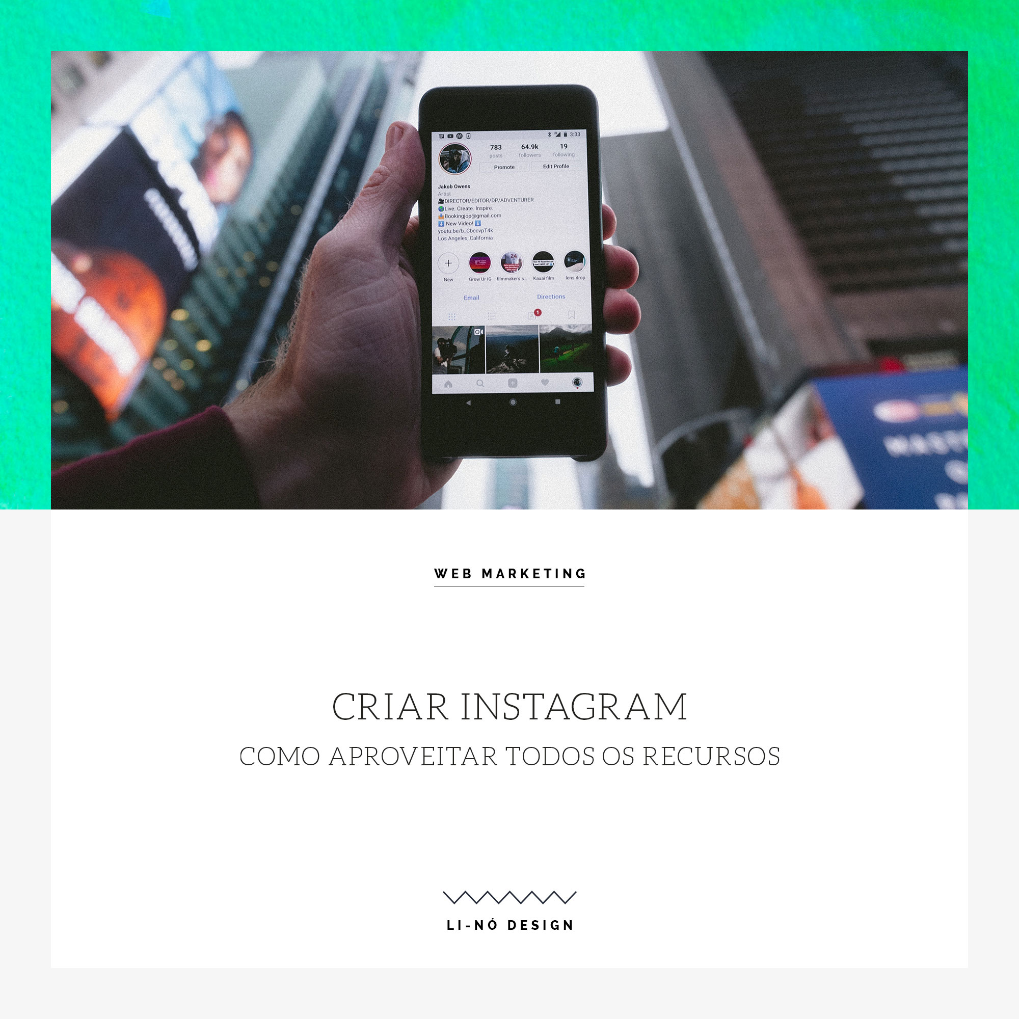 criar instagram
