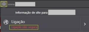 sites inseguros