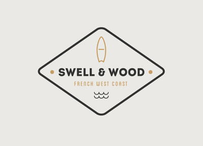 Swell & Wood – Identité visuelle et Logotype