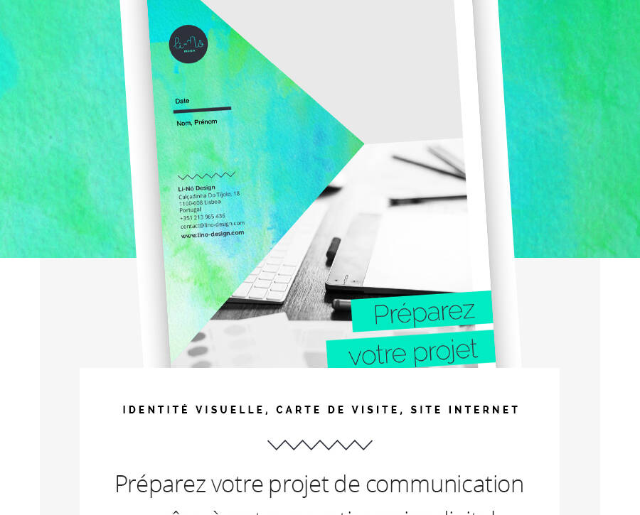 Li-Nó Design - Questionnaire pour préparer son projet de communication