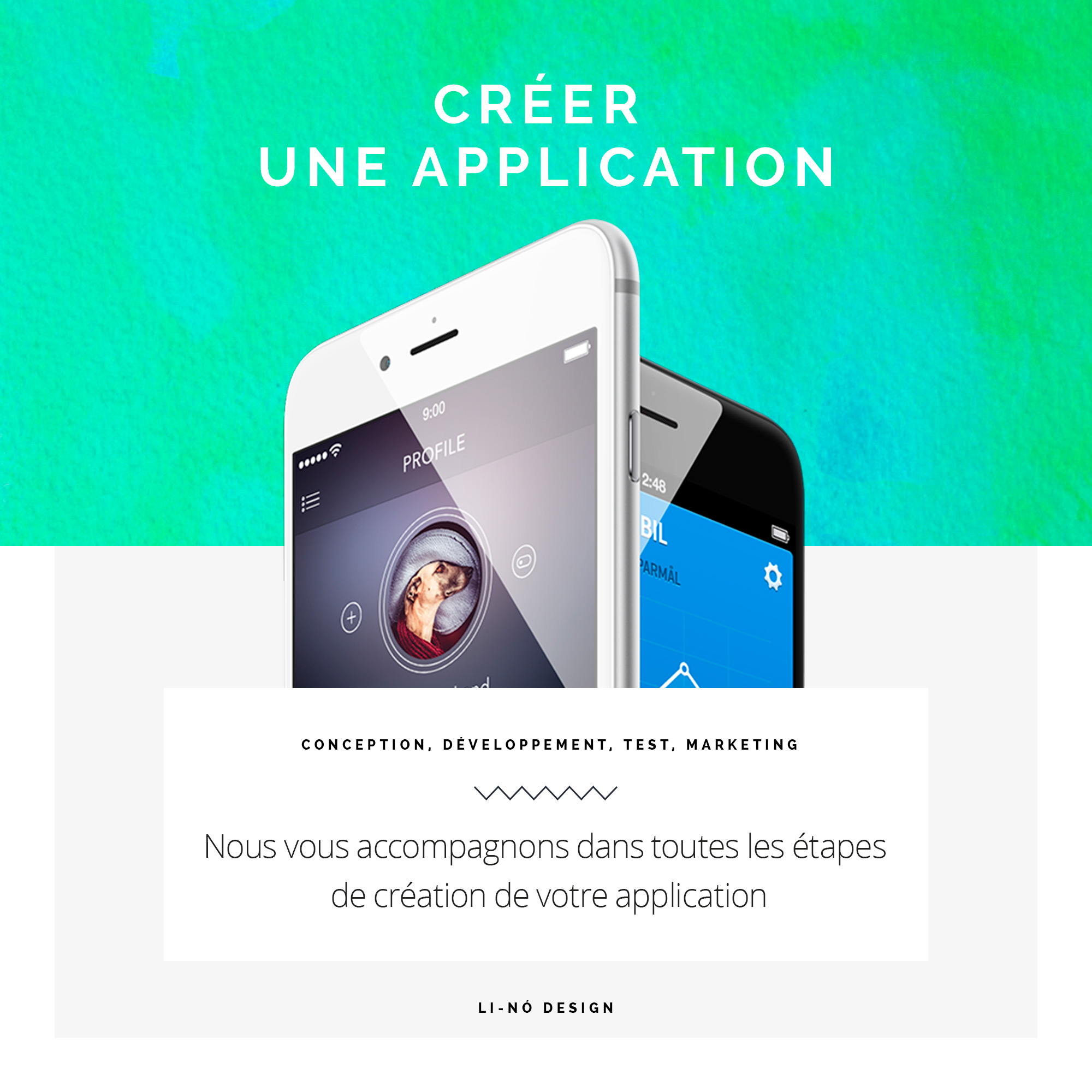 creer-une application web lino-design