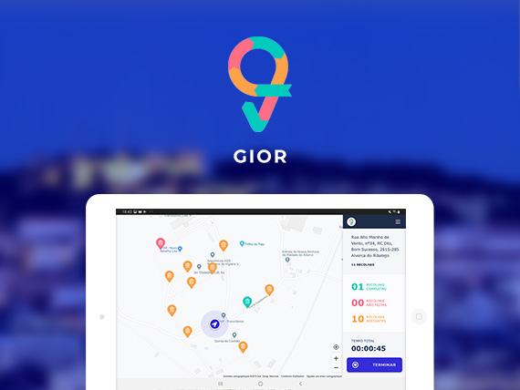 Gior application - UI design - Web Design - Li-Nó Design