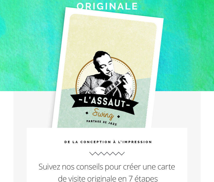 Créer une carte de visite originale - Li-Nó Design