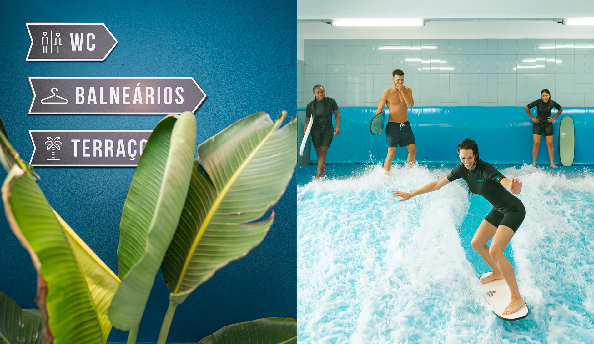Création de panneaux signalétique d’un lieu dédié au surf.